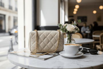 Quilted Chain Shoulder Bag Women - The Posh Pouch by Julia M